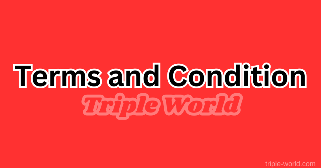 Terms and Condition